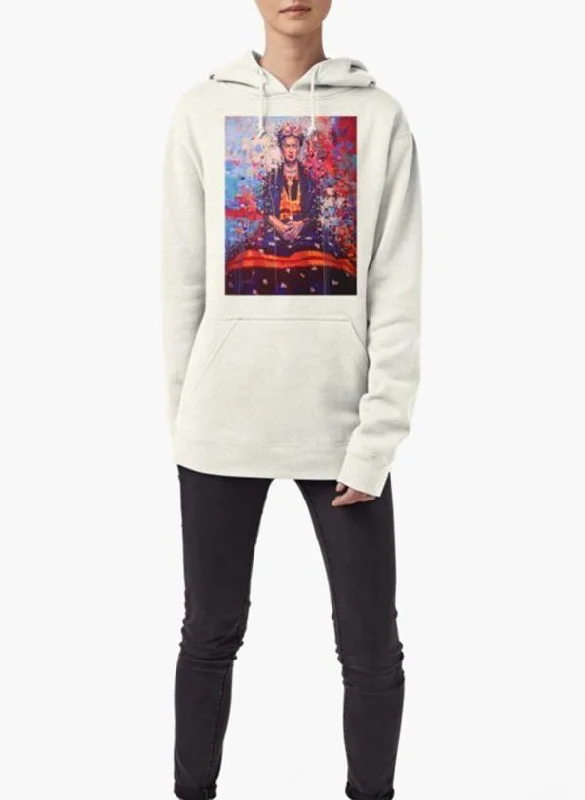 Frida-Vogue WOMEN HOODIE GRAY Hoodies & Sweatshirts Combo