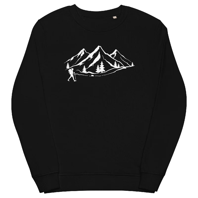 Berge 1 und Wandern - Unisex Premium Organic Sweatshirt Winter Hoodie Sweatshirt