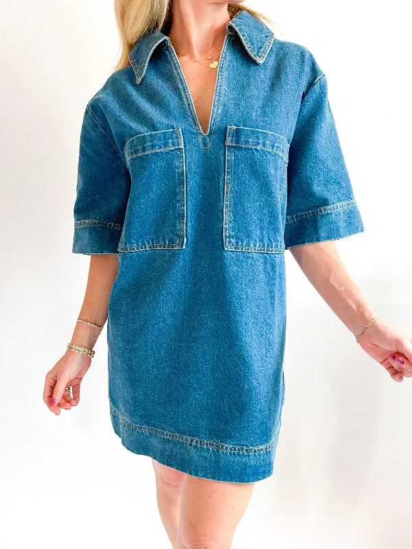 Ava Denim Mini Dress Best mini dresses for elegant looks