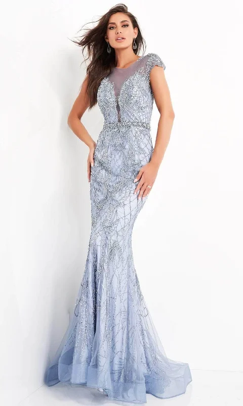 Jovani 00883SC - Illusion Mermaid Long Gown Best maxi dresses for tall women