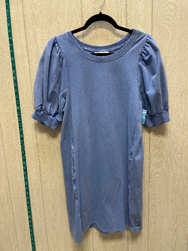 Dress Casual Short By Anthropologie In Blue, Size: S Mini Skirt Look